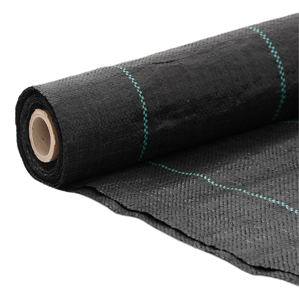 Vidaxl -Karotten -Stoff 4x50 m Polypropen schwarz