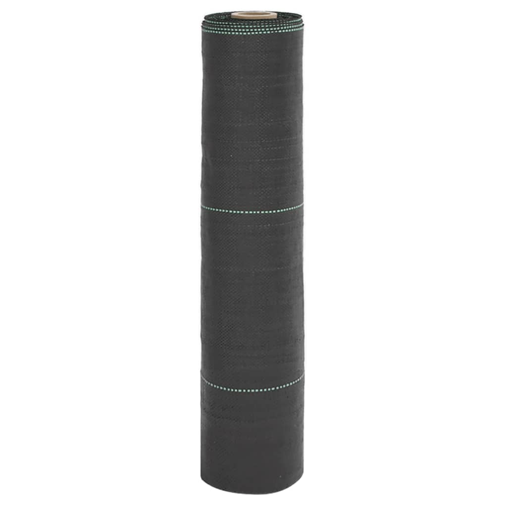 Vidaxl -Karotten -Stoff 0,5 x 10 m Polypropen schwarz