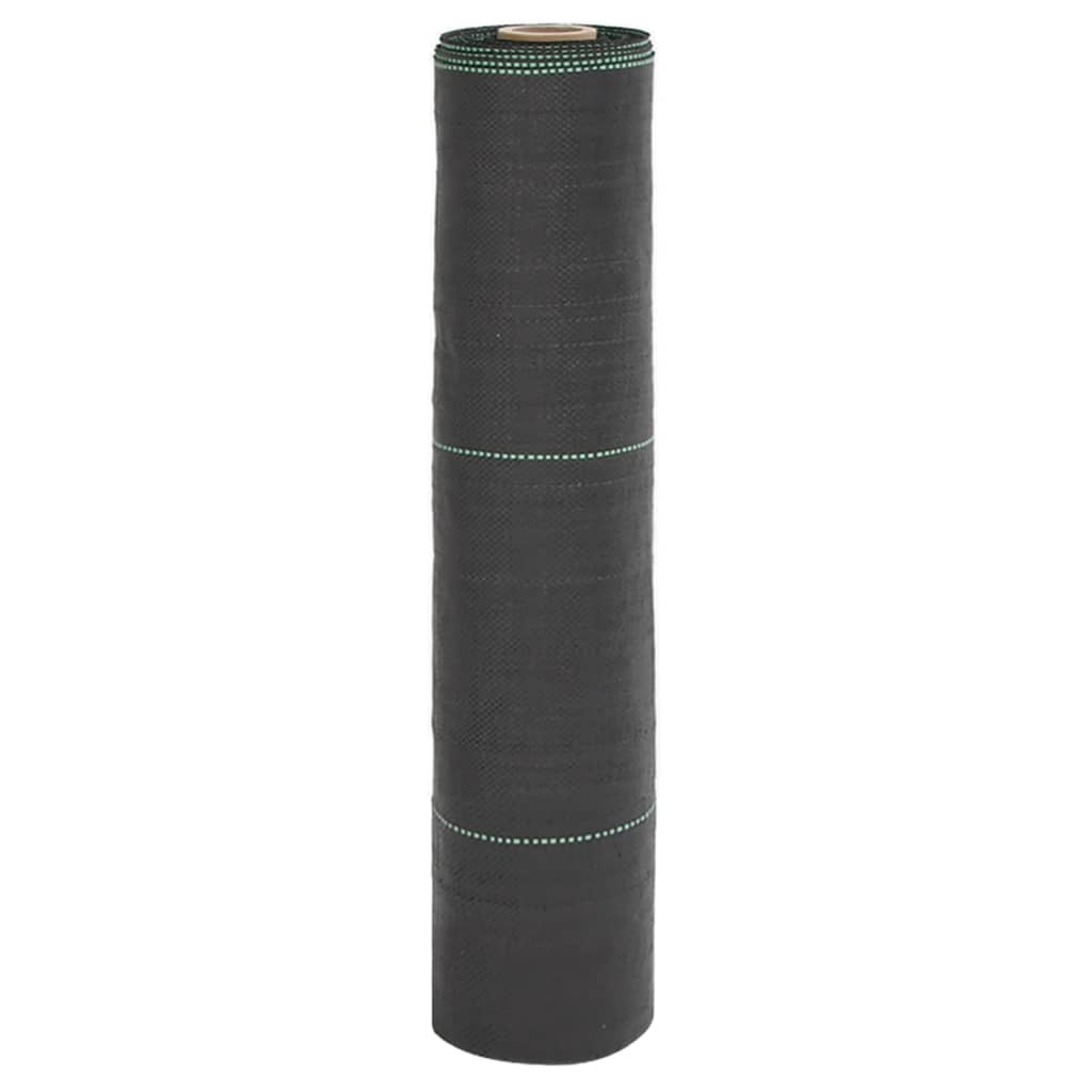 Vidaxl -Karottenstoff 0,5x25 m Polypropen schwarz