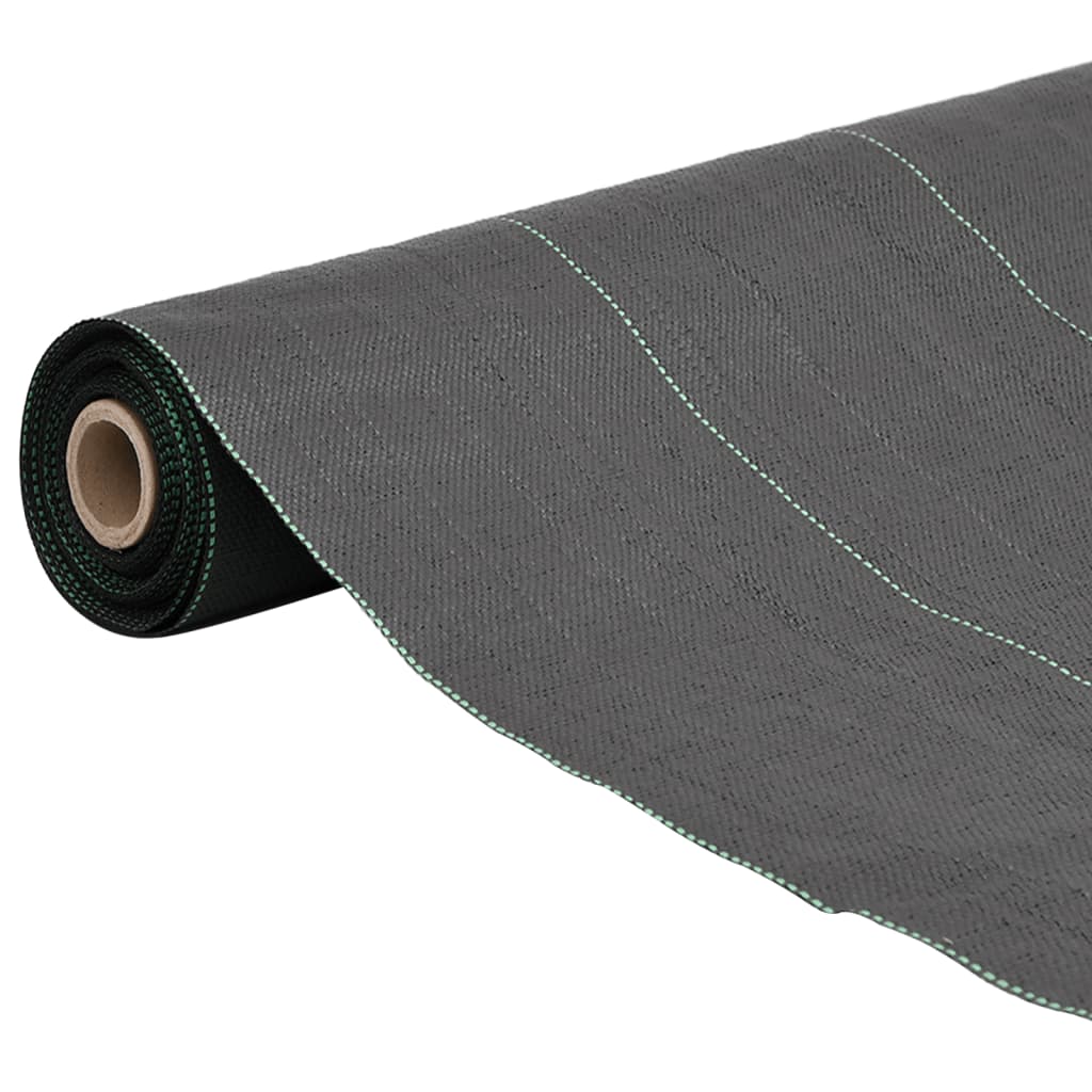 Vidaxl -Karottenstoff 0,5x25 m Polypropen schwarz