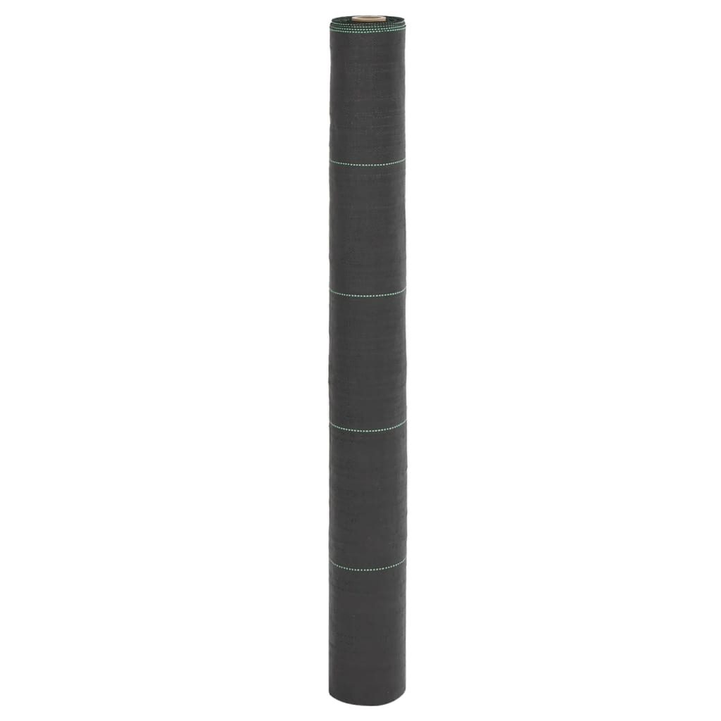 Vidaxl -Karotten -Stoff 1x50 m Polypropen schwarz