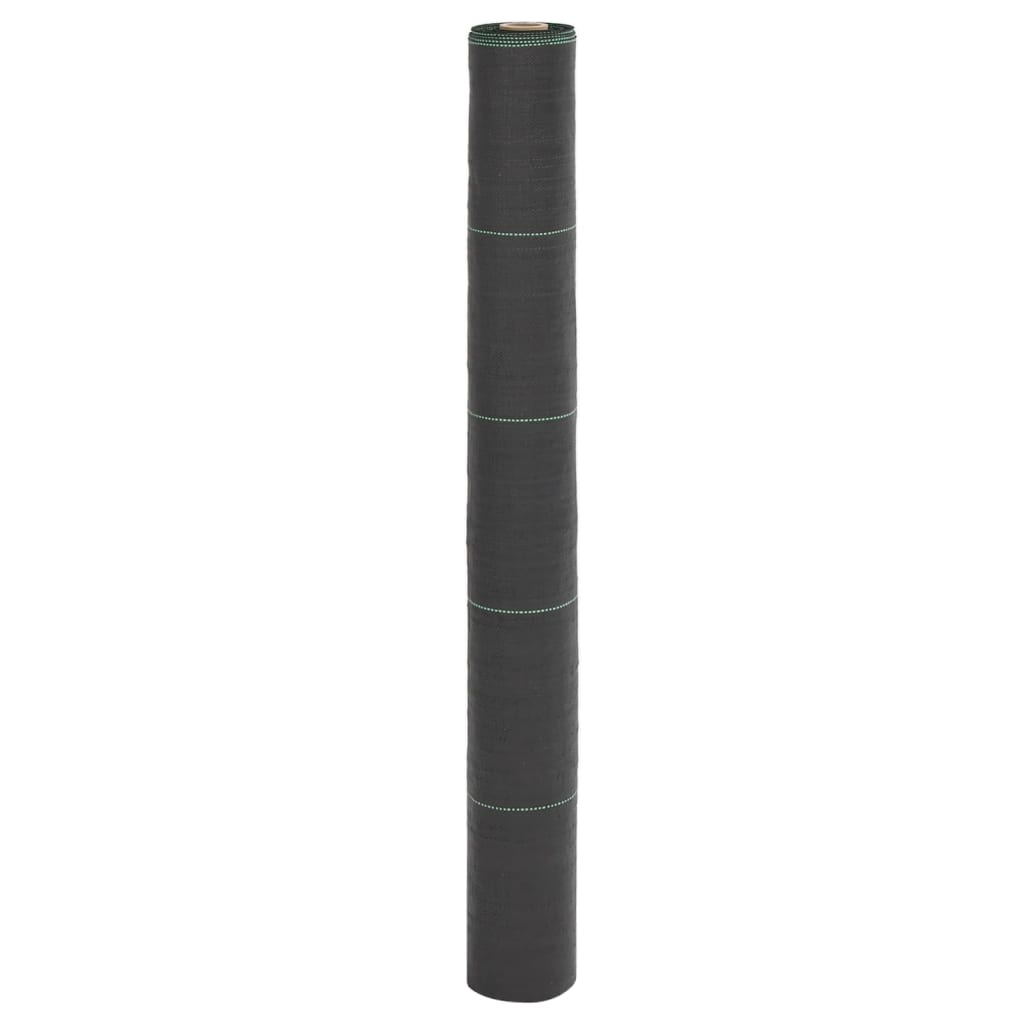 Vidaxl -Karotten -Stoff 1x100 m Polypropen Schwarz
