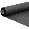 Vidaxl -Karotten -Stoff 1,5x100 m Polypropen schwarz
