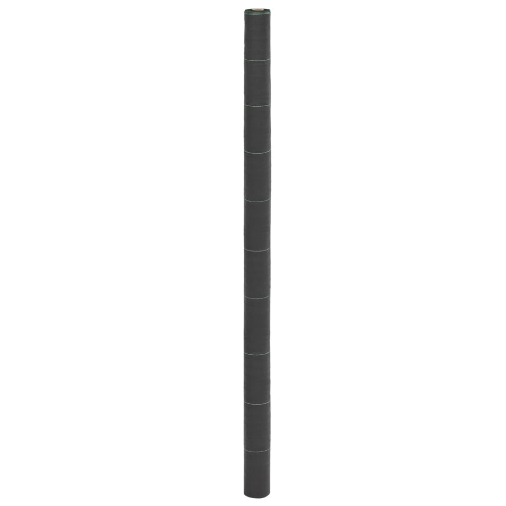Vidaxl -Karotten -Stoff 2x25 m Polypropen schwarz