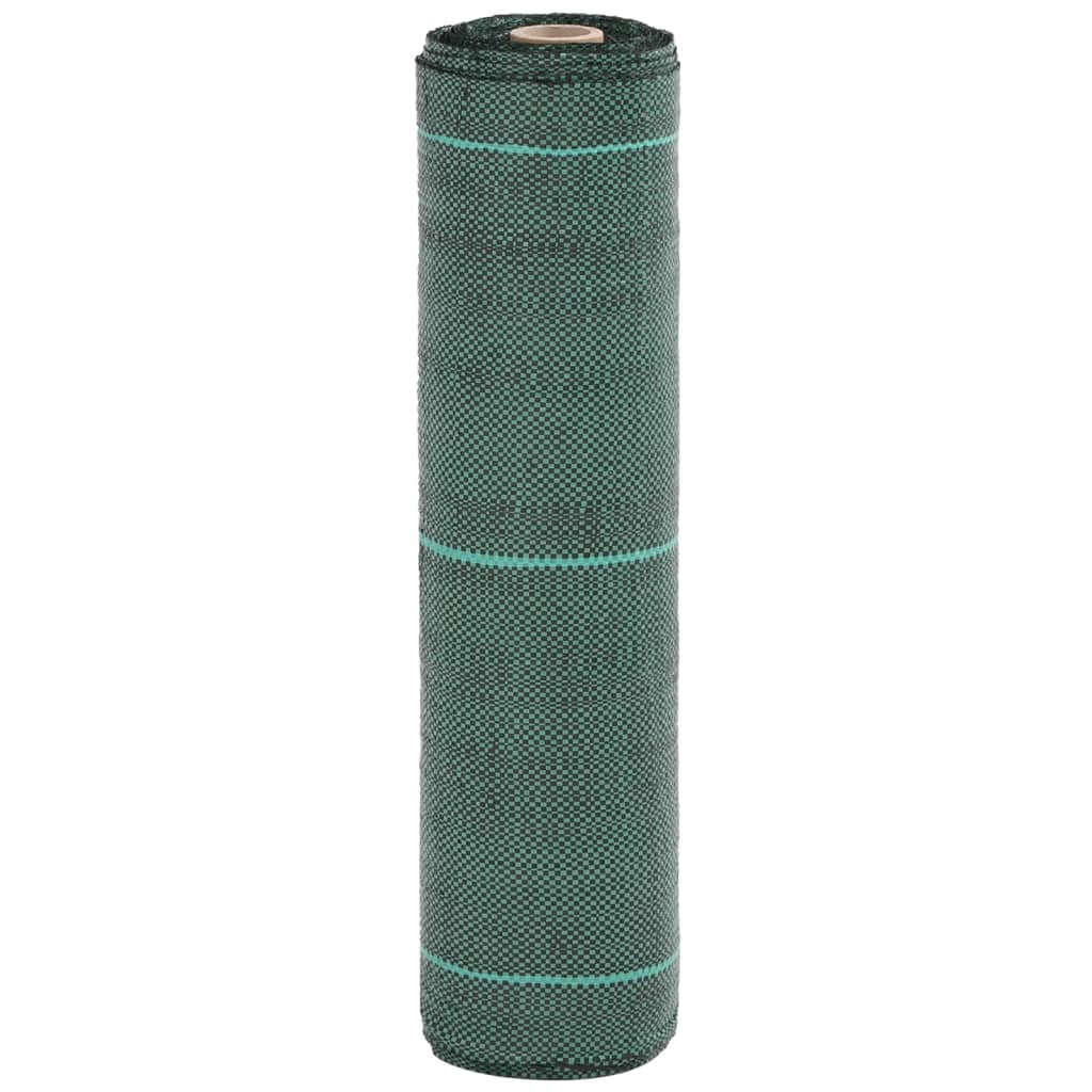 Vidaxl -Karotten -Stoff 0,5 x 25 m Polypropengrün