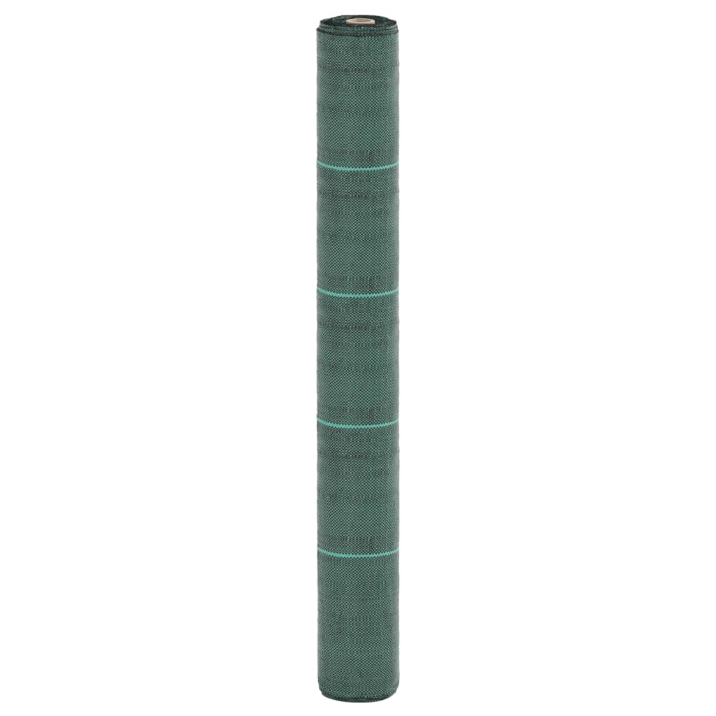 Vidaxl -Karotten -Stoff 1x10 m Polypropengrün