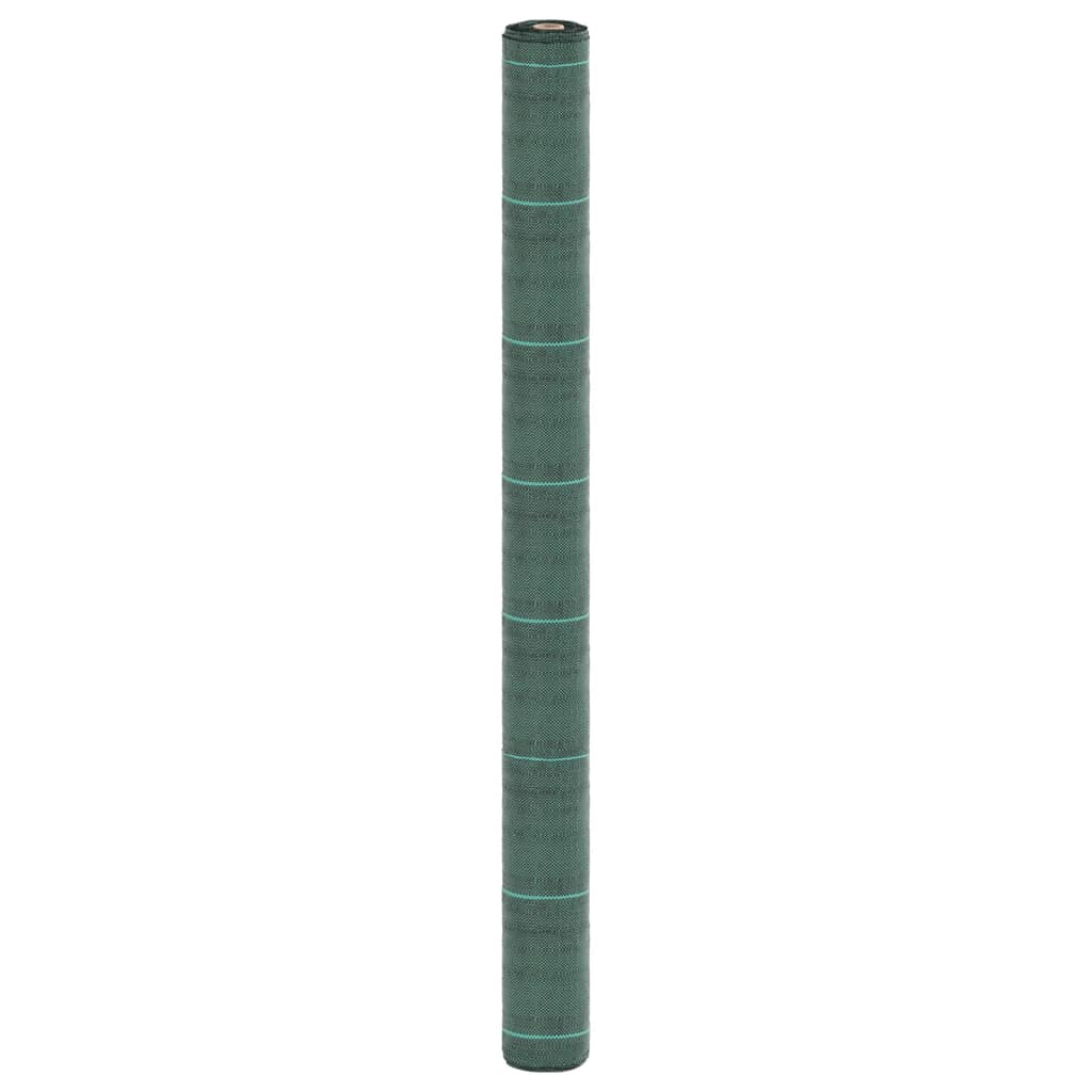 Vidaxl -Karotten -Stoff 1,5x10 m Polypropengrün
