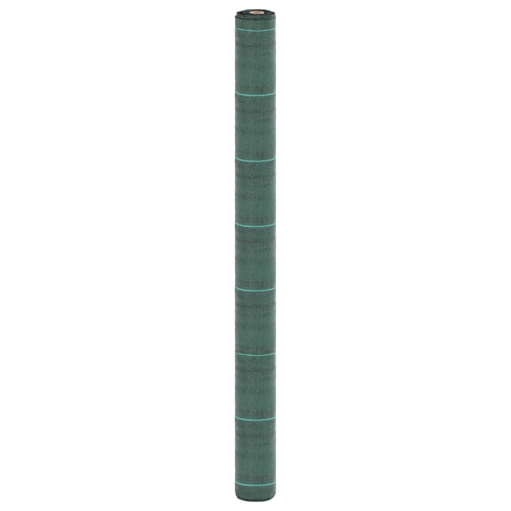 Vidaxl -Karotten -Stoff 1,5x100 m Polypropengrün