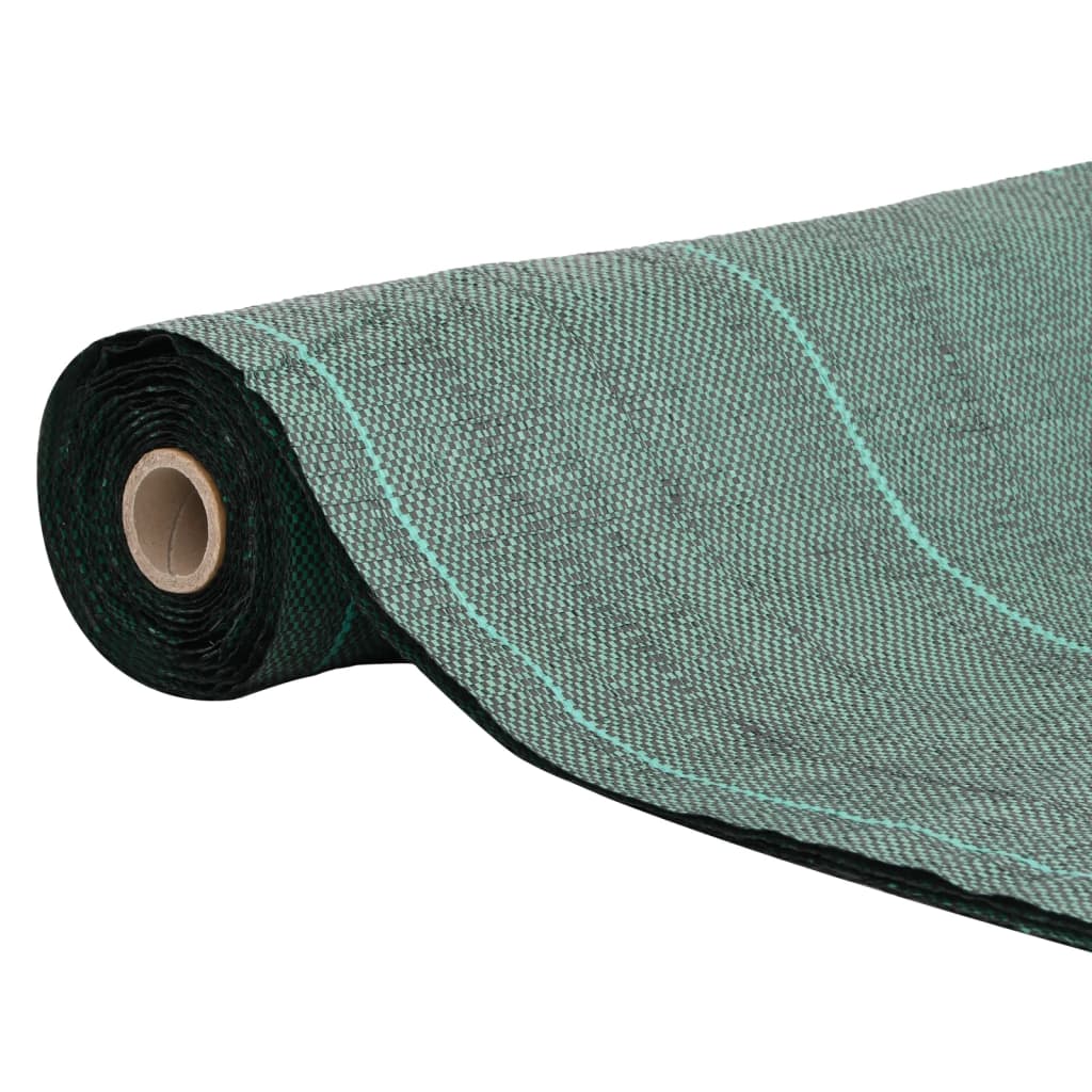 Vidaxl -Karotten -Stoff 1,5x200 m Polypropengrün