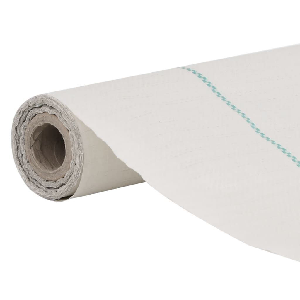 Vidaxl -Karotten -Stoff 2x5 m Polypropen weiß