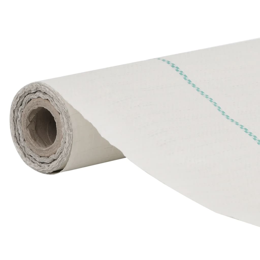 Vidaxl -Karotten -Stoff 2x25 m Polypropen weiß