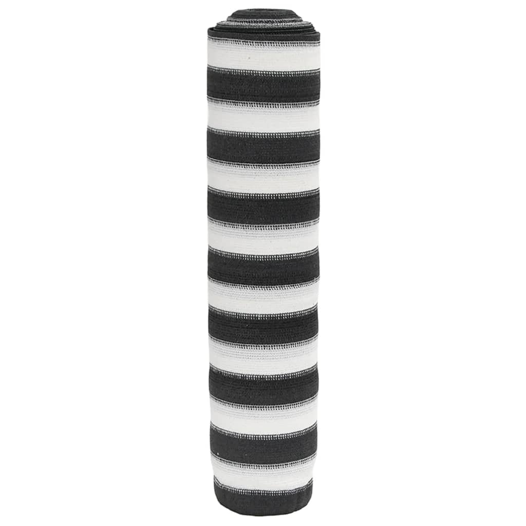 Vidaxl PrivacyNet 75 g m² 1x25 M HDPE -Anthrazit und Weiß