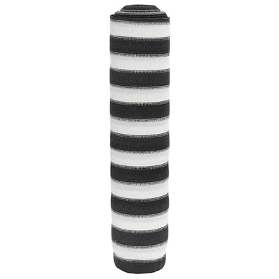 VIDAXL PrivacyNet 75 g m² 1,5 x 10 M HDPE Anthrazit -gelenkt und weiß