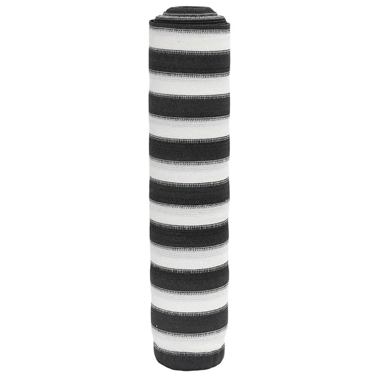 VIDAXL PrivacyNet 75 g m² 1,5 x 10 M HDPE Anthrazit -gelenkt und weiß