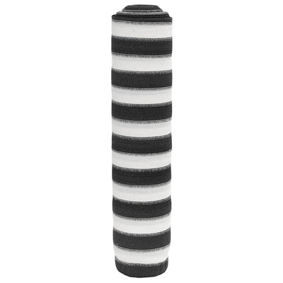 VIDAXL PrivacyNet 150 g m² 1,5 x 50 M HDPE Anthrazit -geläutet und weiß