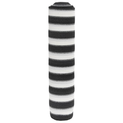 Vidaxl PrivacyNet 150 g m² 1,8 x 10 M HDPE -Anthrazit und Weiß