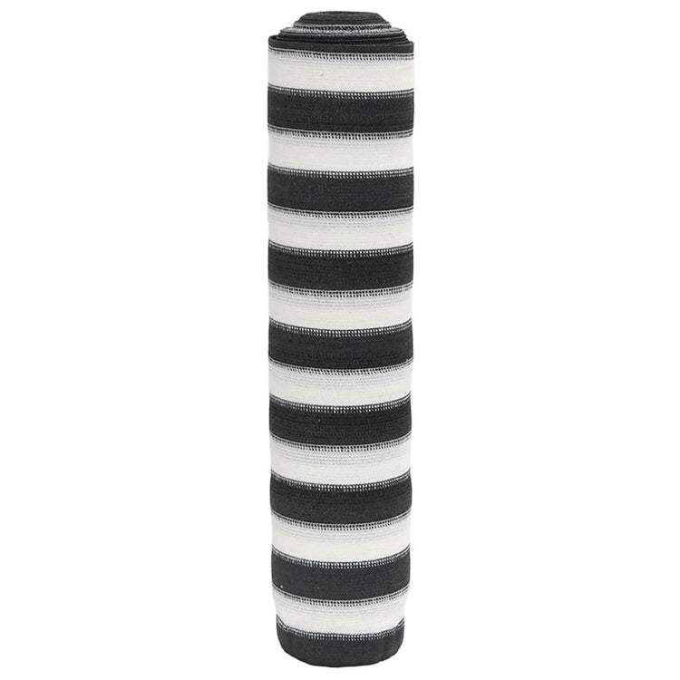 Vidaxl PrivacyNet 150 g m² 1,8x25 M HDPE -Anthrazit und Weiß