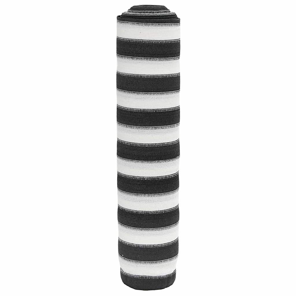 VIDAXL PrivacyNet 150 g m² 2x25 M HDPE Anthrazit -geläutet und weiß