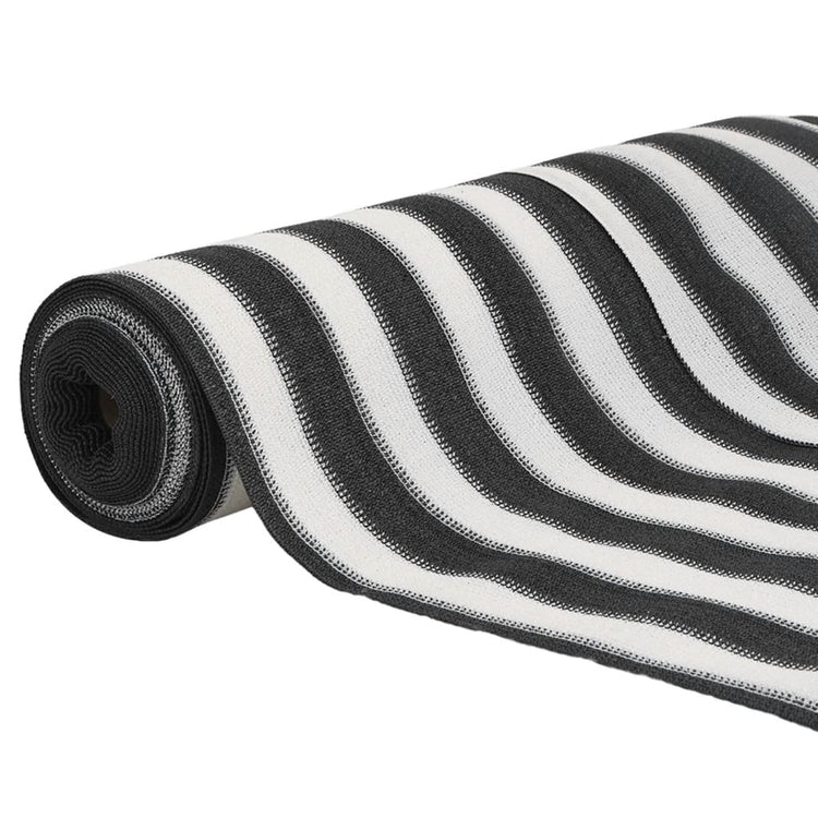 Vidaxl PrivacyNet 195 g m² 1x10 M HDPE -Anthrazit und Weiß