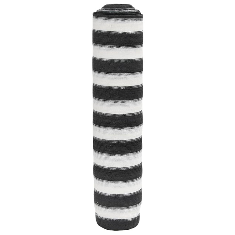 Vidaxl PrivacyNet 195 g m² 1,5 x 10 M HDPE Anthrazit -gelenkt und weiß