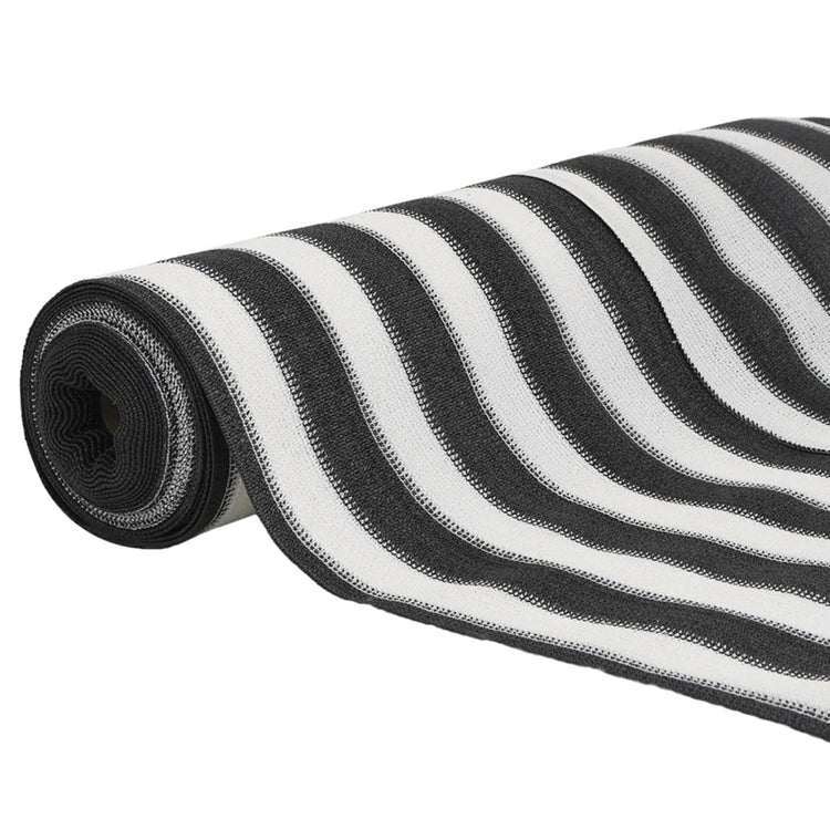 Vidaxl PrivacyNet 195 g m² 1,5 x 10 M HDPE Anthrazit -gelenkt und weiß
