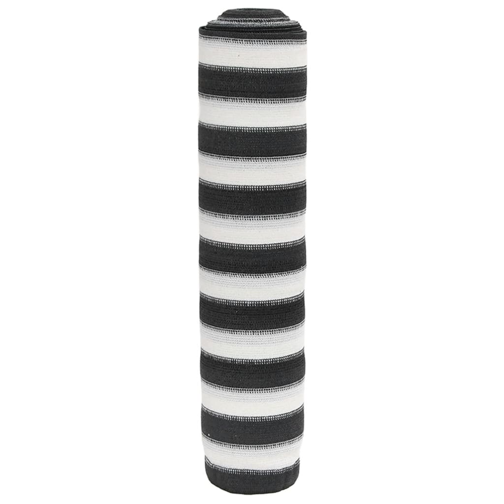 Vidaxl PrivacyNet 195 g m² 1,8 x 10 M HDPE -Anthrazit und Weiß