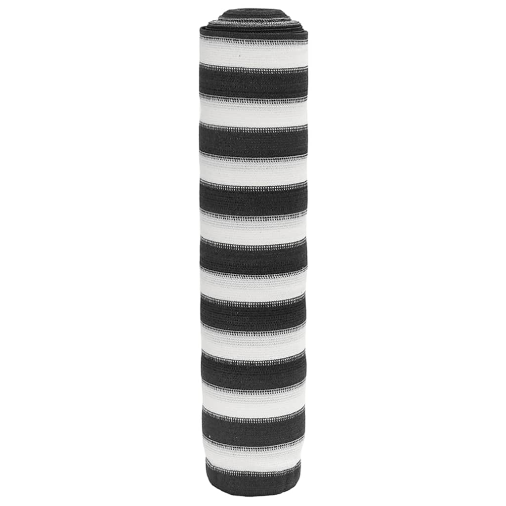 Vidaxl PrivacyNet 195 g m² 1,8x50 M HDPE -Anthrazit und Weiß