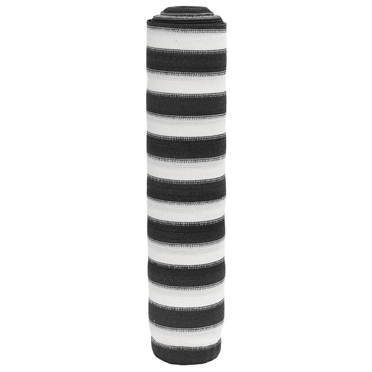 Vidaxl PrivacyNet 195 g m² 1,8x50 M HDPE -Anthrazit und Weiß