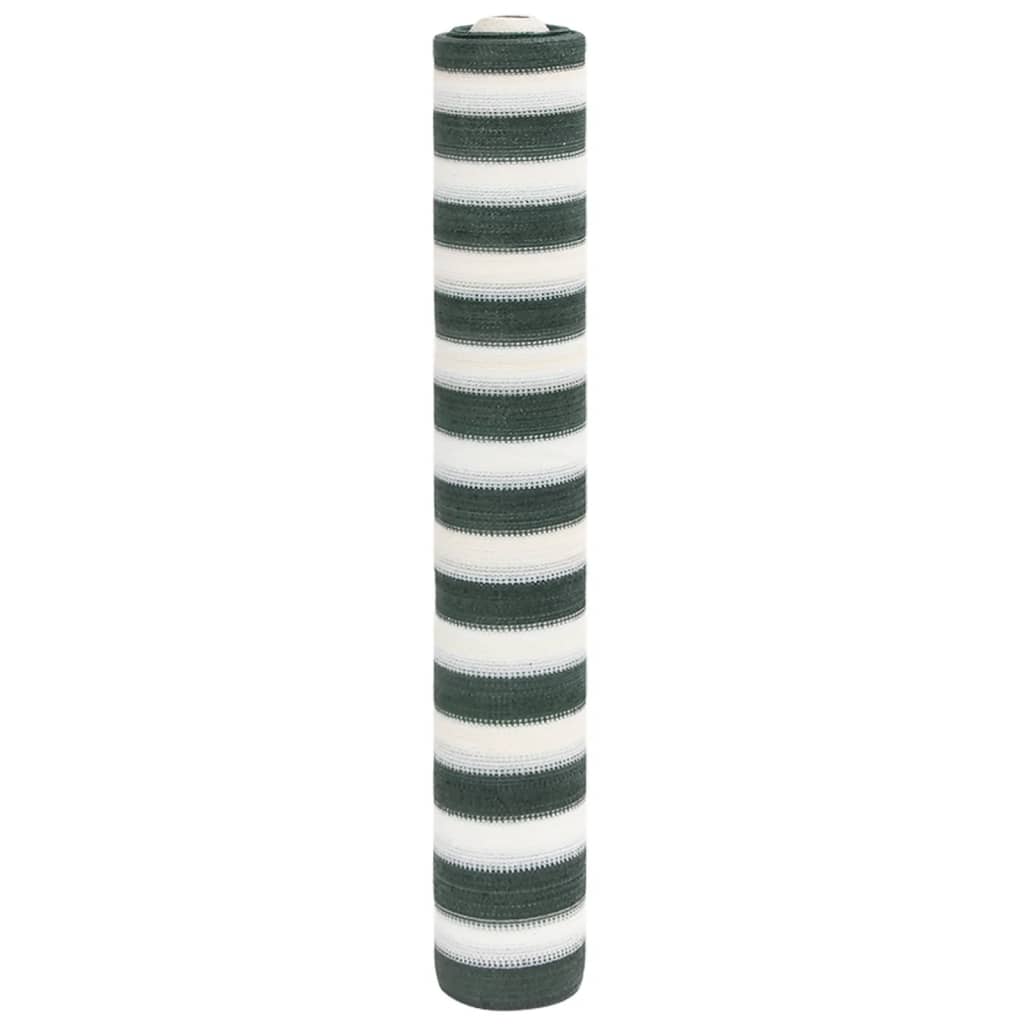 Vidaxl PrivacyNet 75 g m² 2x50 M HDPE grün und weiß