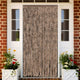 Vidaxl Fly Vorhang 118x220 cm Chenille Beige und dunkelbraun