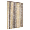 Vidaxl Fly Vorhang 118x220 cm Chenille dunkelbraun und beige