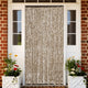 Vidaxl Fly Vorhang 118x220 cm Chenille Beige und Brown