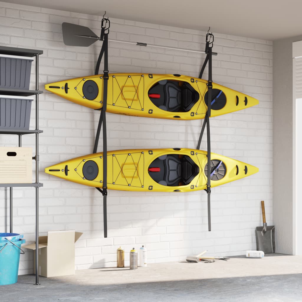 Vidaxl Kayakopbergrier verdoppeln sich mit Paddelklemmen 50 kg