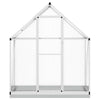 Vidaxl Tuinkas mit Basisrahmen 169x58x202 cm Aluminium Silberfarbe