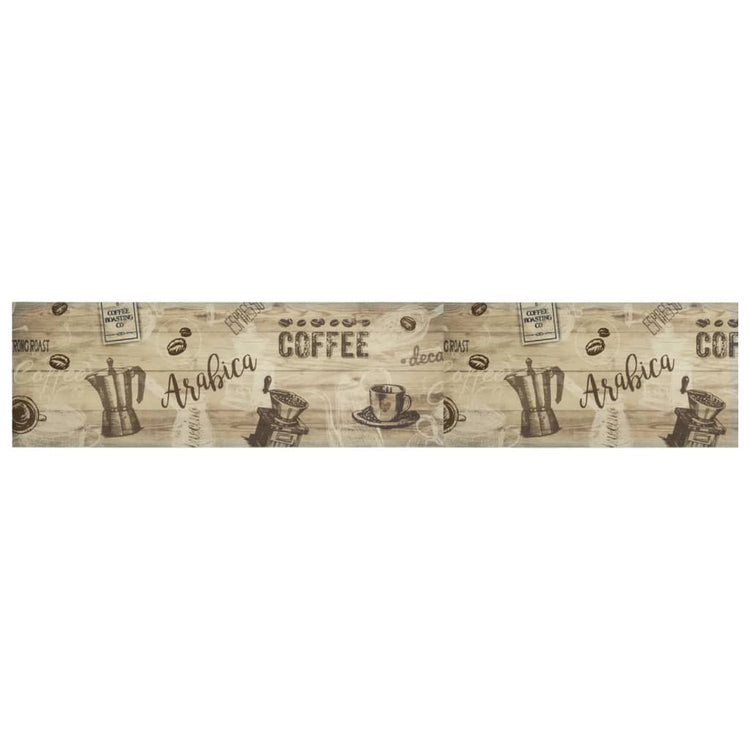 Vidaxl Küchenmatte Waschkaffee 60x300 cm Samtbraun