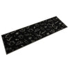 Vidaxl Küchenmatte Waschbarer Morgen Druck 45x150 cm Samt Schwarz