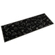 Vidaxl Küchenmatte Waschbarer Druck 60x180 cm Samt Schwarz