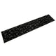 Vidaxl Küchenmatte Waschbarer Druck 60x300 cm Samt Schwarz