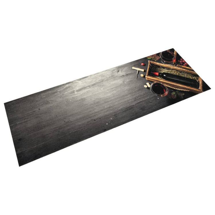 Vidaxl Küchenmatte waschbarer Weinfreier Sprint 45x150 cm Samt