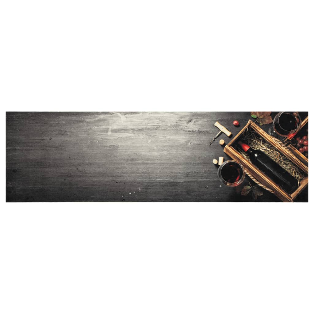 Vidaxl Küchenmatte waschbarer Weinfreier Sprint 45x150 cm Samt