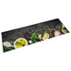 VIDAXL KITCHE MAT WASSENBLUSS DRUCK 60x180 cm Samt