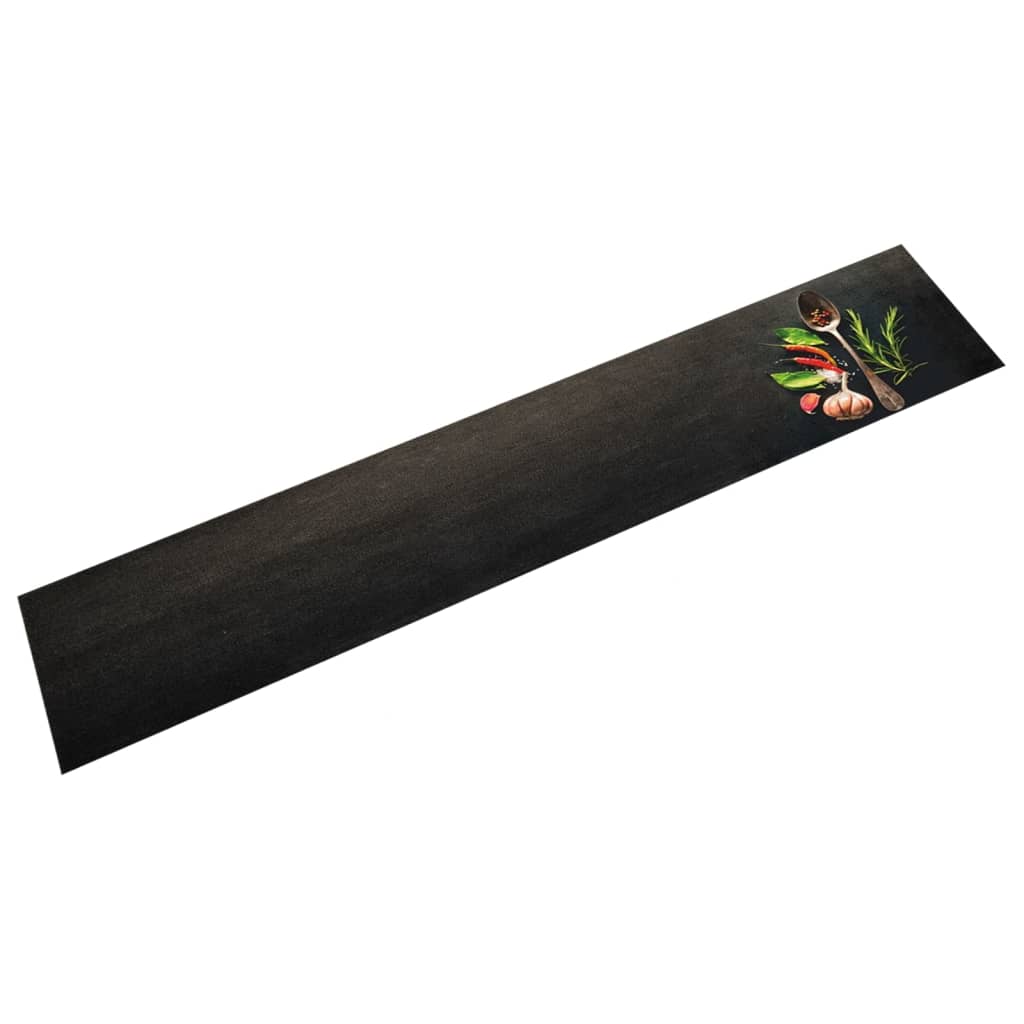 Vidaxl Küchenmatte Waschbarer Druck 60x300 cm Samt