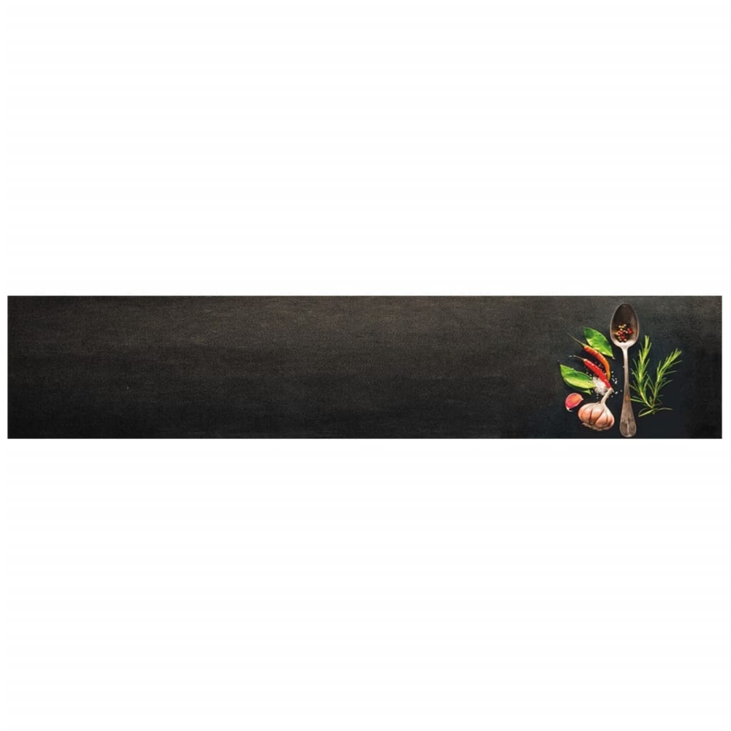 Vidaxl Küchenmatte Waschbarer Druck 60x300 cm Samt