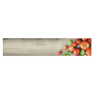Vidaxl Küchenmatte Waschbarer Tomatendruck 60x300 cm Samt