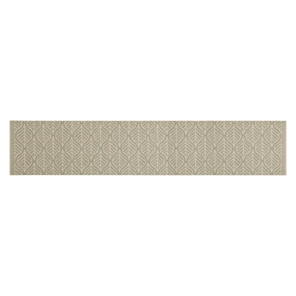 Vidaxl Küchenmatte Waschbarer Blattabdruck 60x300 cm Samt