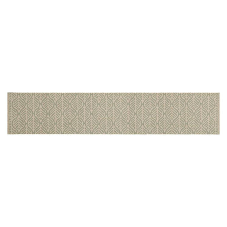 Vidaxl Küchenmatte Waschbarer Blattabdruck 60x300 cm Samt