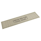 Vidaxl Küchenmatte Waschmaschine Home Text 60x300 cm Samt - afbeelding 1