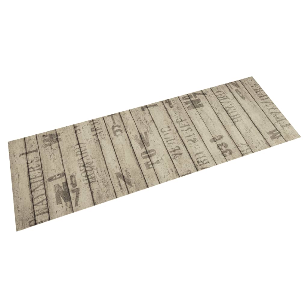 Vidaxl Küchenmatte Waschbarer Druck 60x180 cm Samt