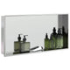 Vidaxl Dusche 62x32x9 cm Edelstahl gebürstet Silber gefärbt