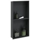 VIDAXL -Dusche 32x62x9 cm Edelstahl mattschwarz